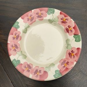 Emma Bridgewater Pink Pansy 8.5” Plate